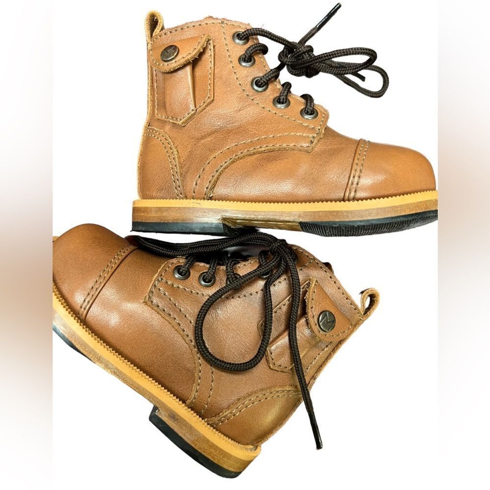Mikoleon Heirloom Classic Boots Brown [Children Leather Boots] size 20